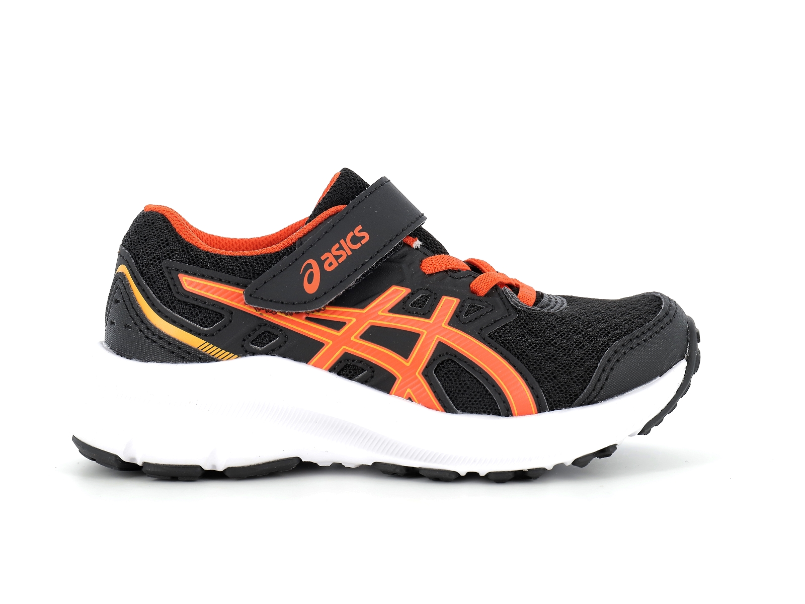 Asics-JOLT 3 PS Matières combinées Noir Orange