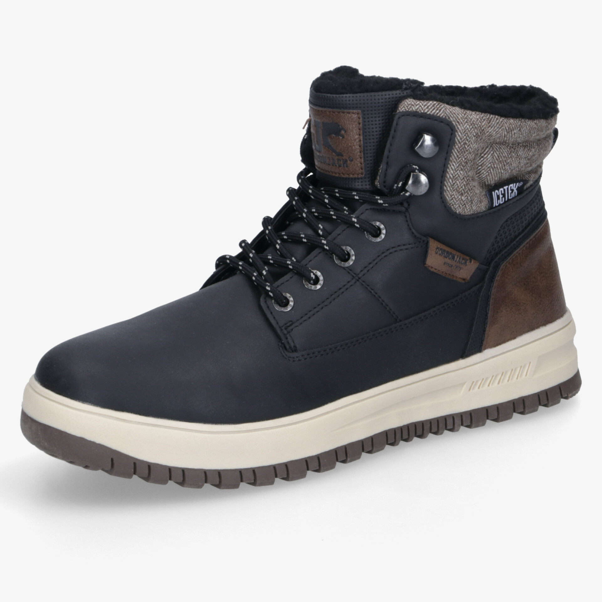 GORDON JACK Herren Boots schwarz