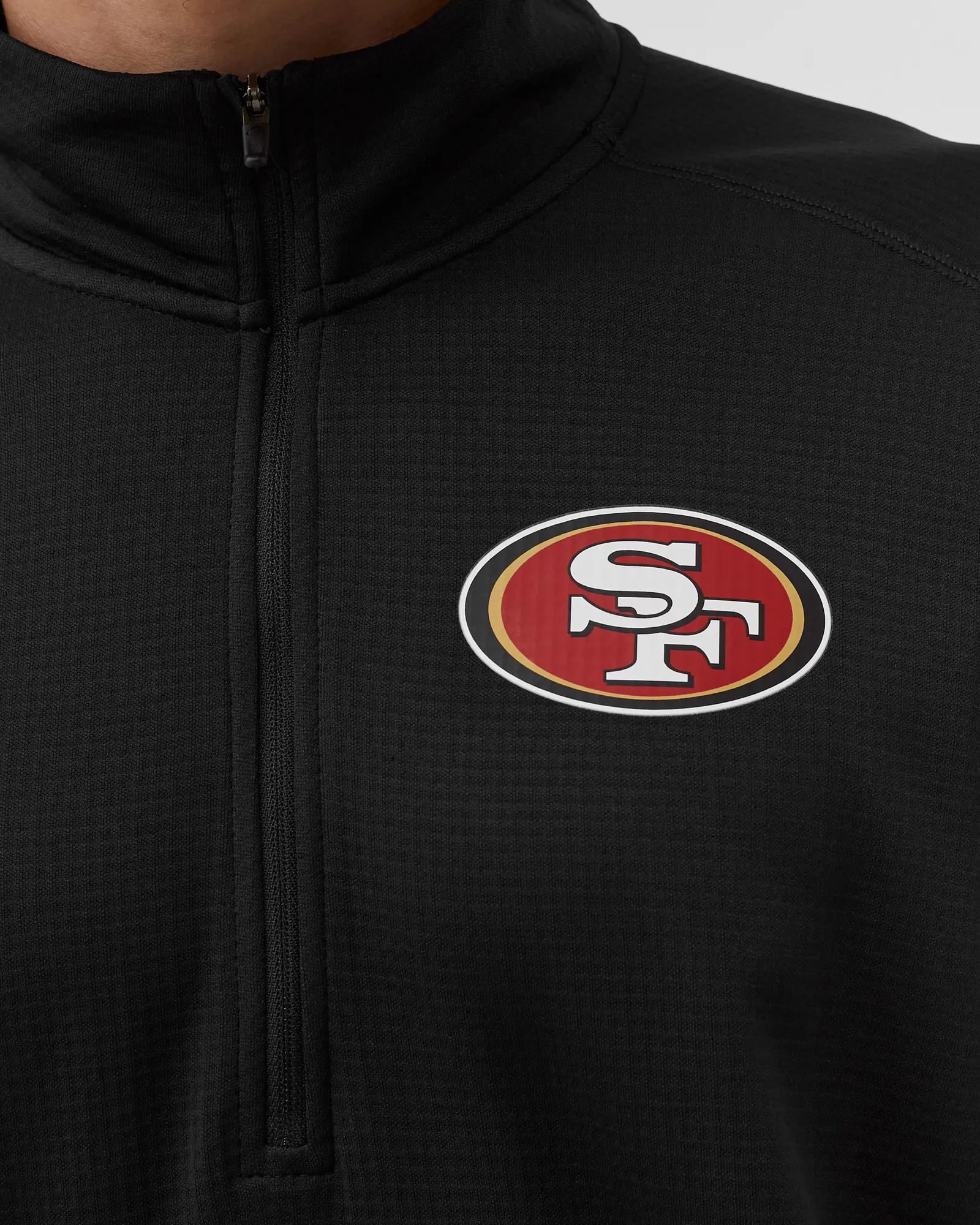 Nike NFL San Francisco 49ers Mens Nike Logo Pacer Half Zip