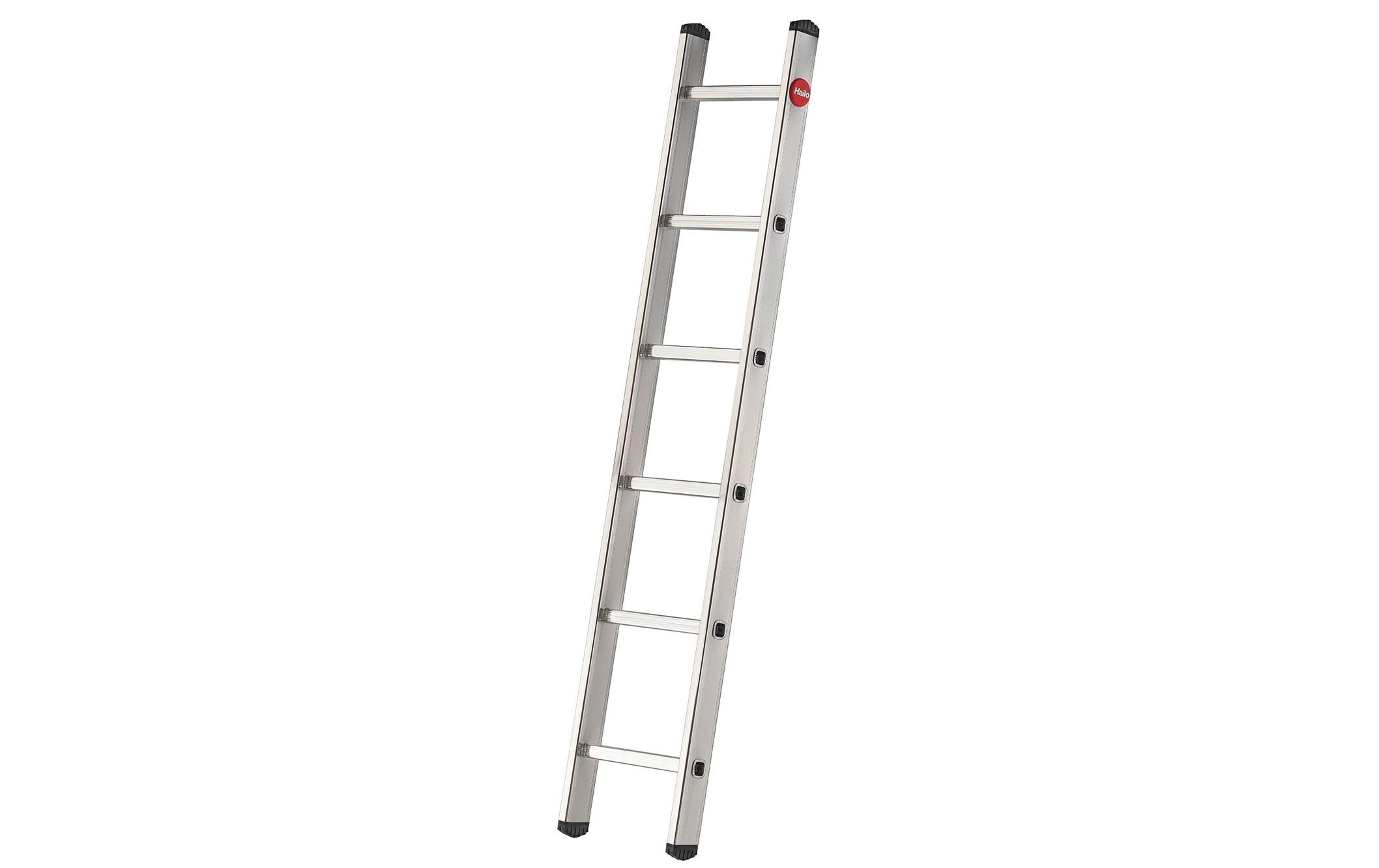 Anlegeleiter 6 Stufen<br>Leichte und sichere Anlegeleiter für Haus und Garten