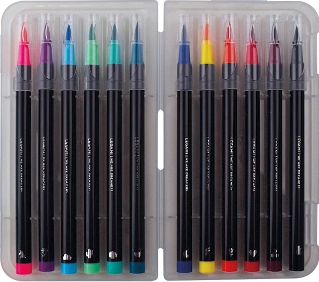 Brush Markers Standard Farger 12-pack Legami
