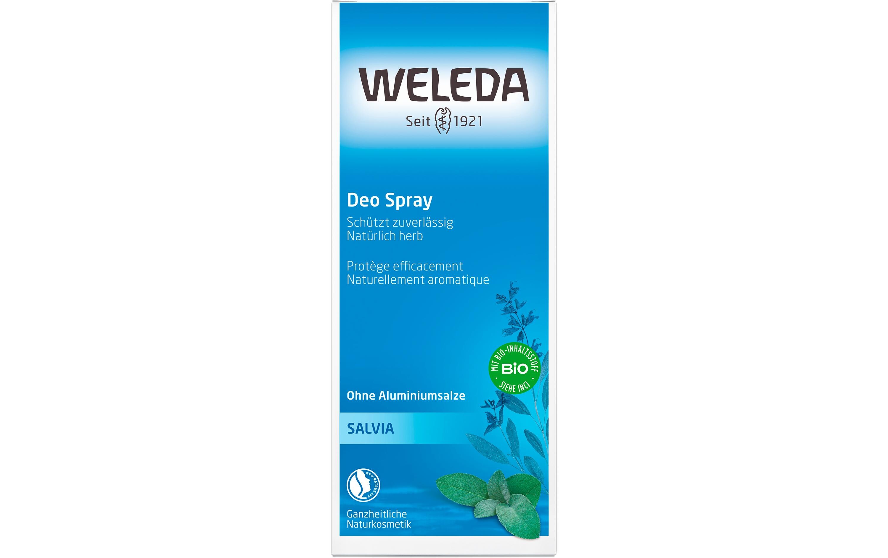 Deo Spray Salvia 100 mlNatürliches Deo mit zuverlässiger und natürlicher Wirkung