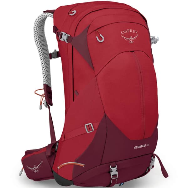 Sac à dos randonnée OSPREY STRATOS 34 POINSETTIA RED