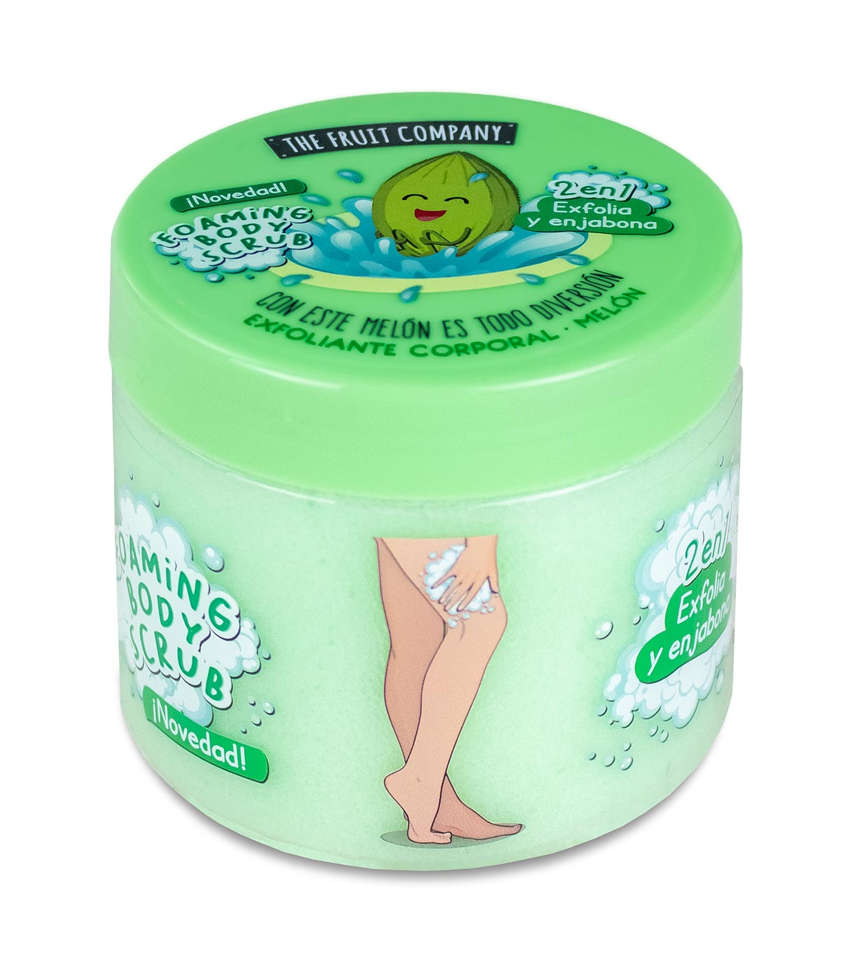 The Fruit Company - Espuma Esfoliante Corporal 2 em 1 - Melão
