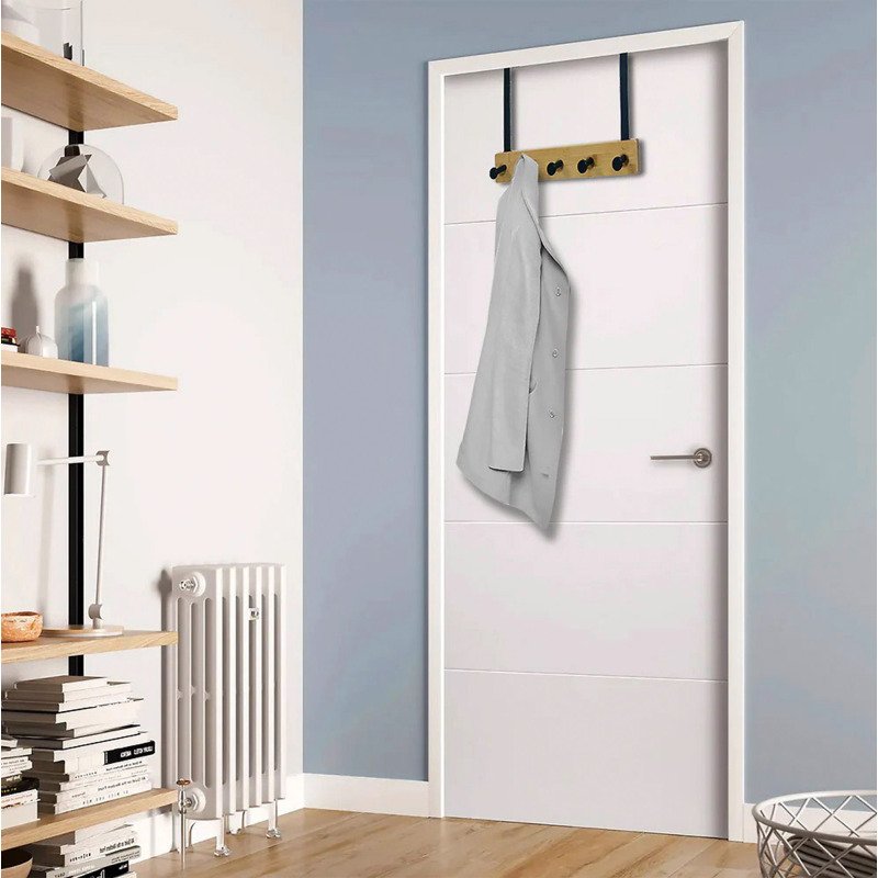 patere de porte karako bamboo noir