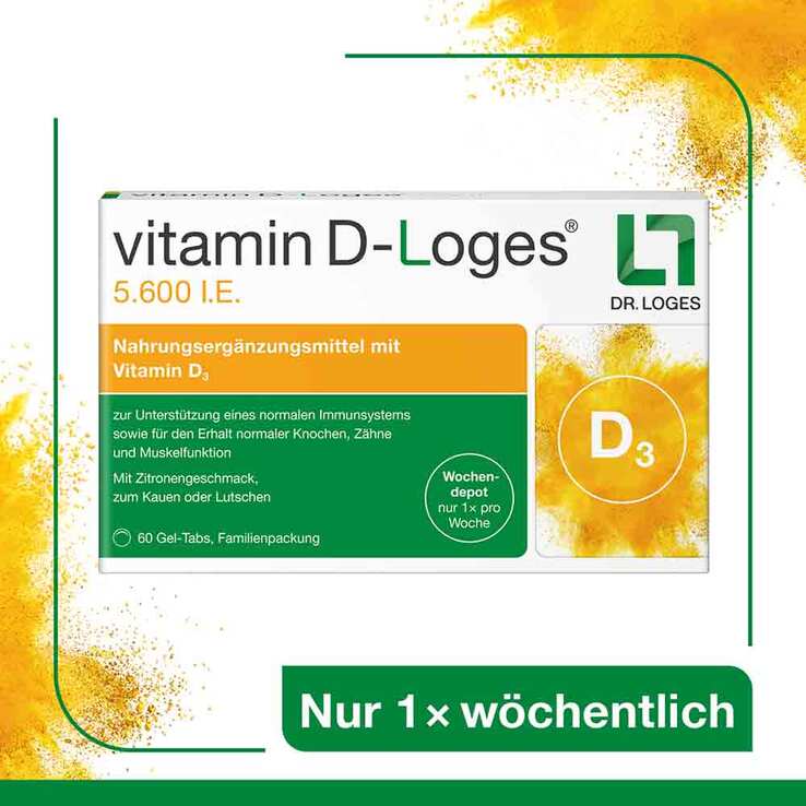 Vitamin D-Loges 5.600 I.E. Kautabletten, 15 St