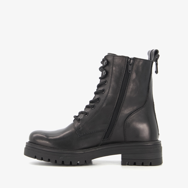 Harper leren dames boots zwart