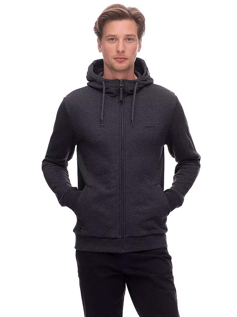 RAGWEAR Sweatjacke NATTE grau