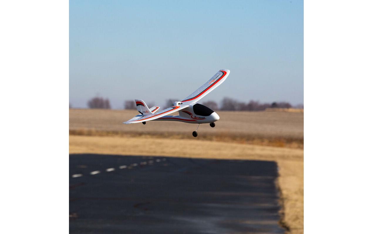 Flugzeug Mini Aeroscout RTF<br>Anfänger Modellflugzeug Komplettset im kompakten Format