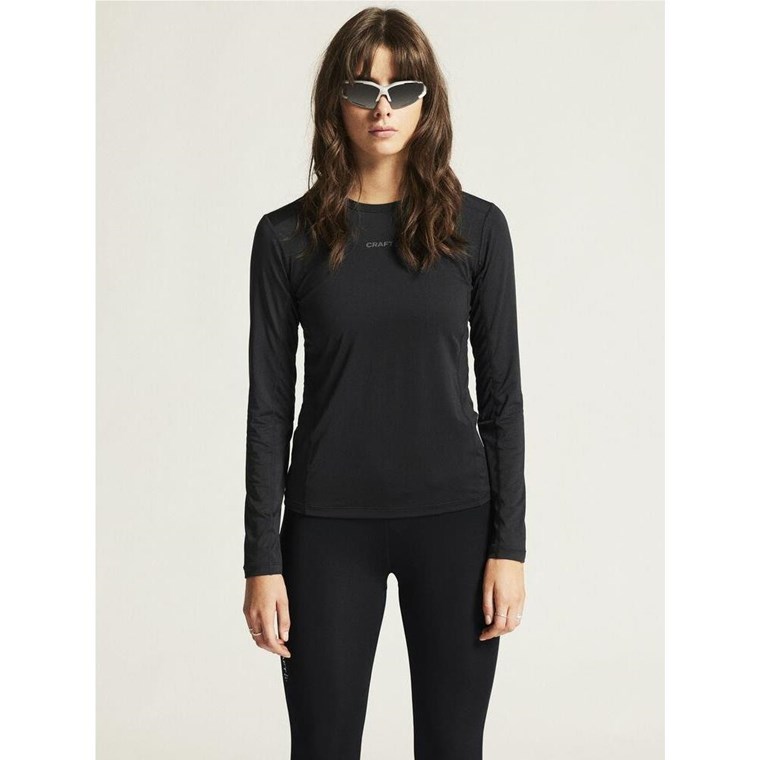 Craft Adv Essence LS Tee 2 W Black