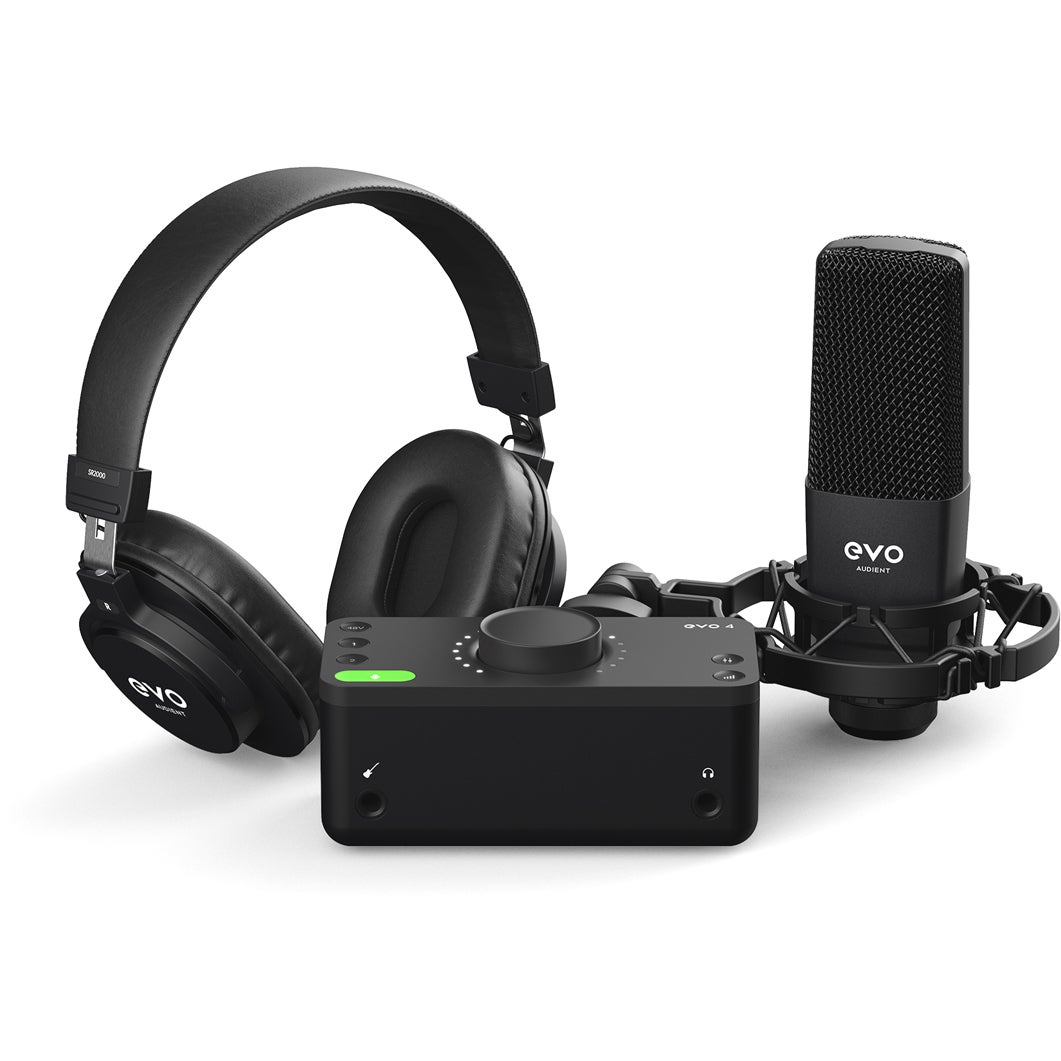 Evo by Audient Start Recording Bundle