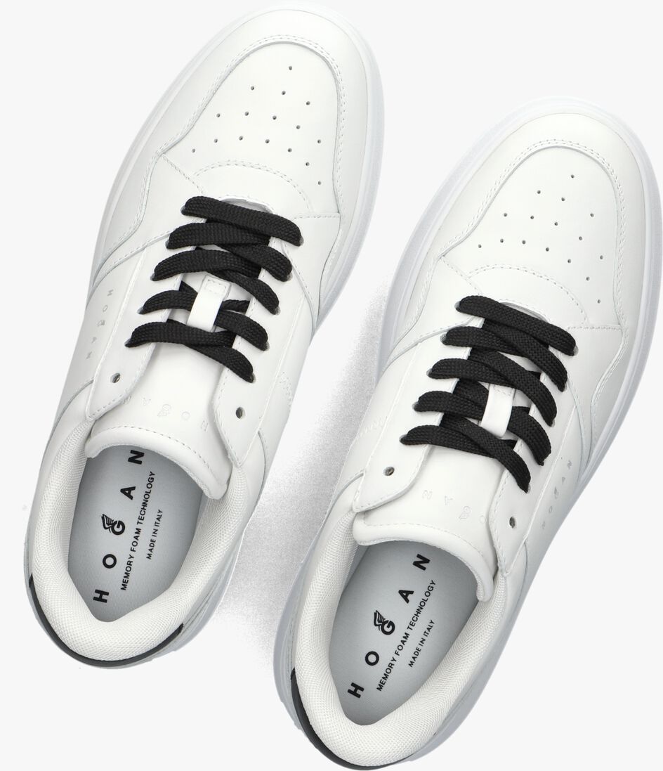 witte hogan lage sneakers h670 allacciato