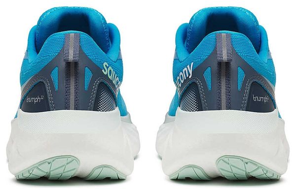 Chaussures Running Saucony Triumph 22 Bleu/Blanc Femme