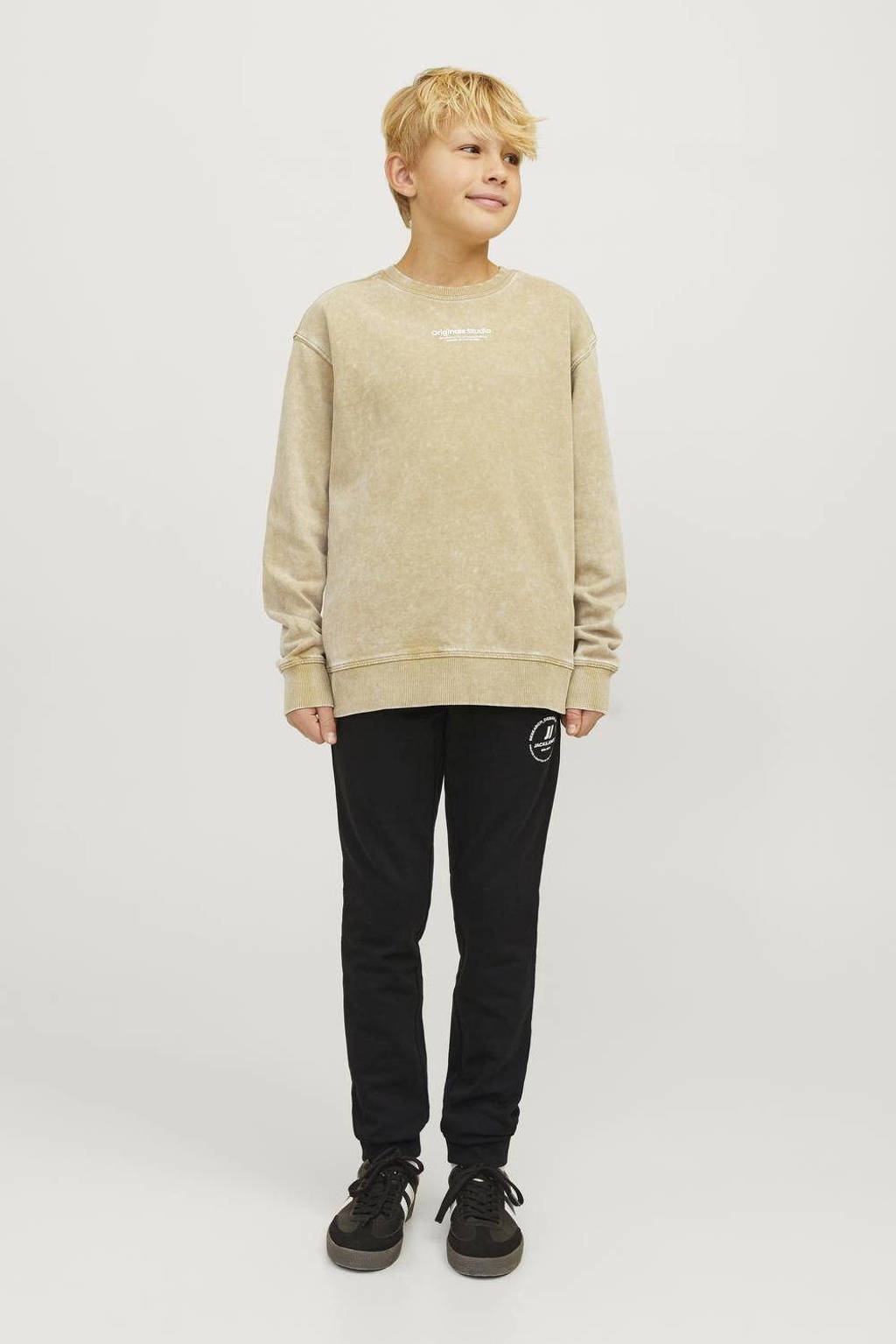 JACK & JONES joggingbroek JPSTGORDON JJSWIFT met logo zwart