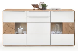 VALMONDO Sideboard TALVERA 182 x 90 cm Asteiche massiv
