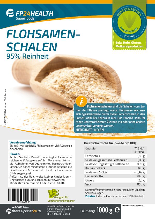 FP24 Health Flohsamenschalen Indisch