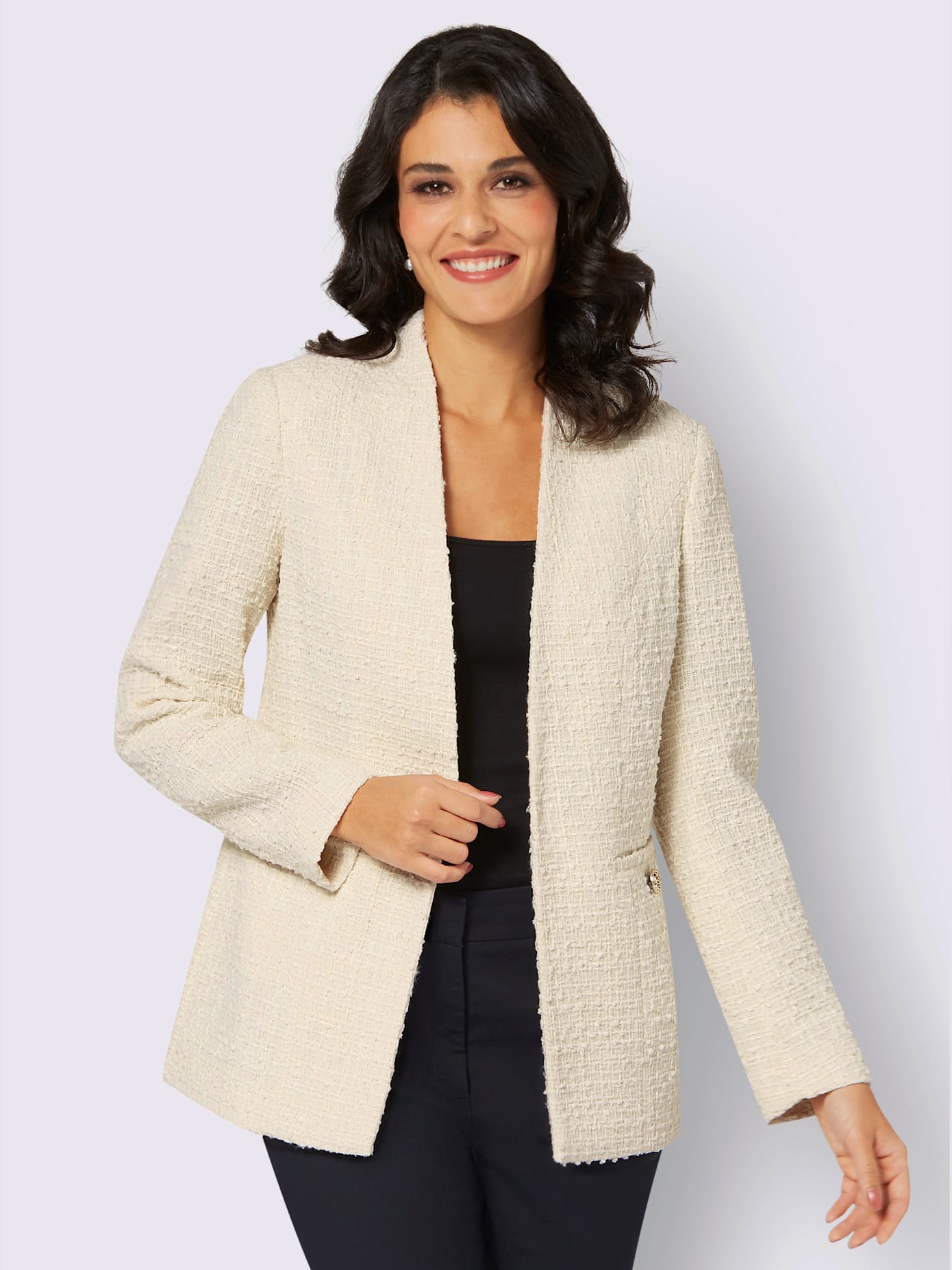 Blazer épaulettes et les coutures princesse pour une jolie silhouette