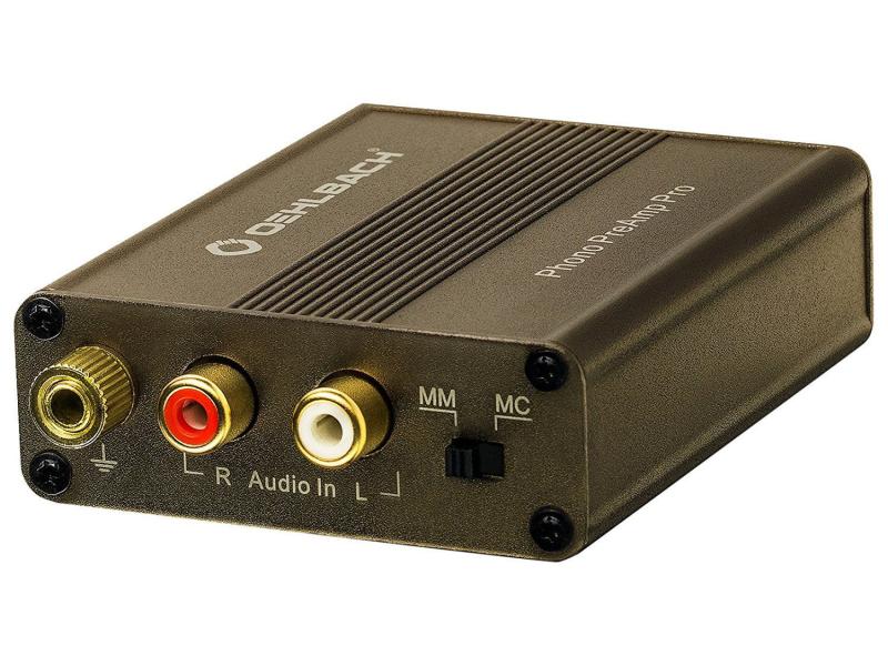 Oehlbach Vorverstärker Phono PreAmp Pro Phono-Vorverstärker für MM / MCer