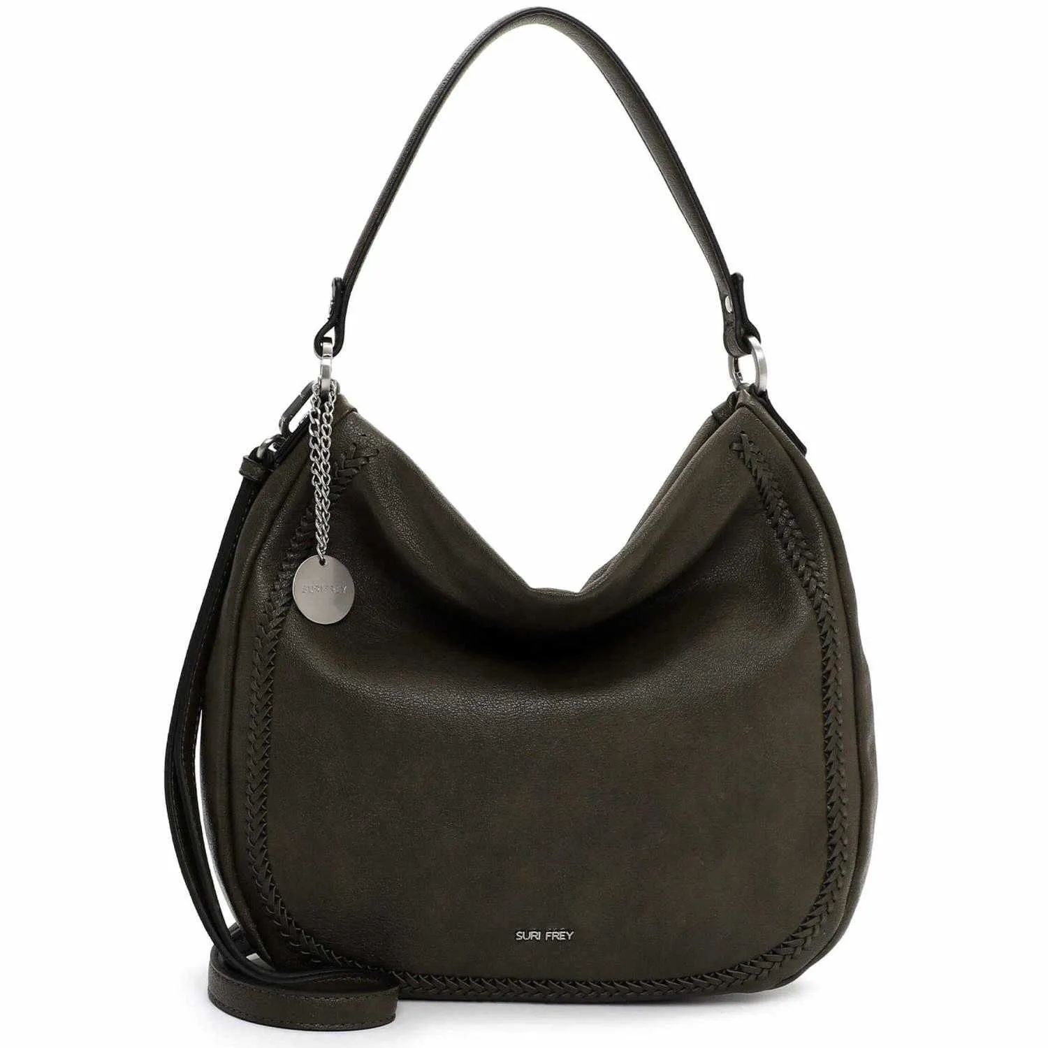 SURI FREY Beuteltasche Olive Lederimitat