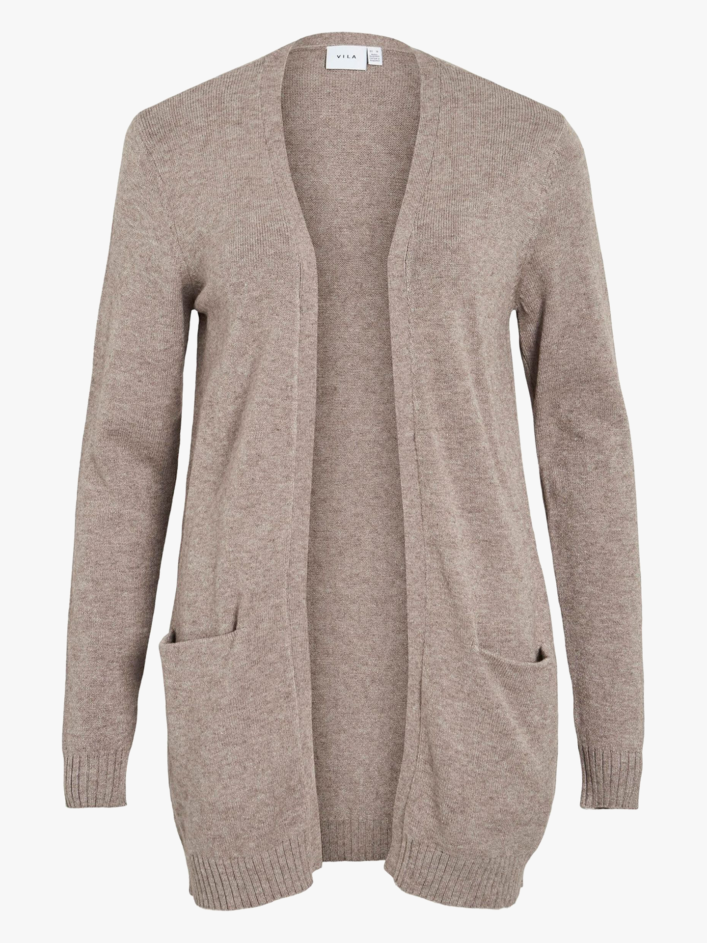 Viril Open Long Sleeve Knit Cardigan