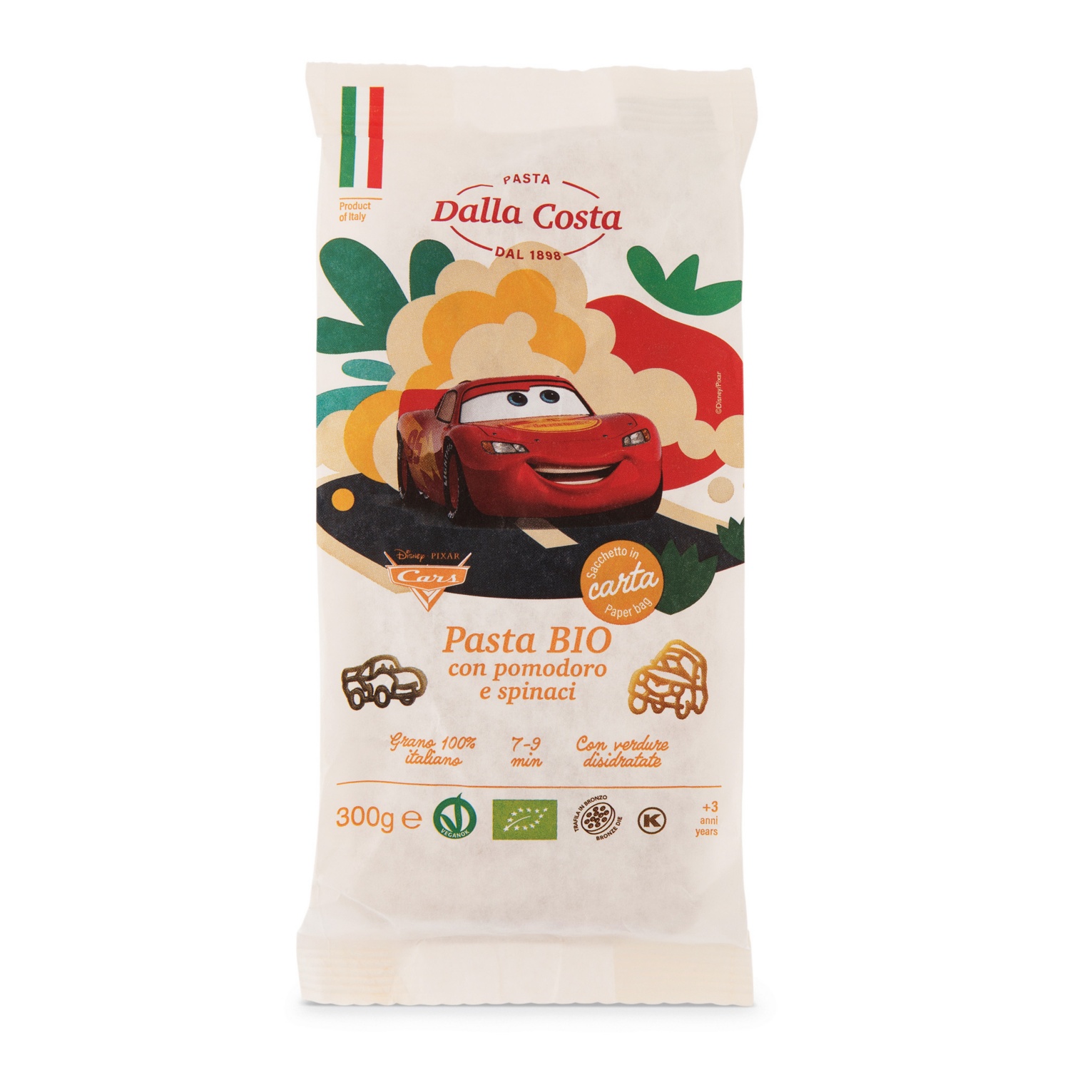 DISNEY BIO-Pasta, Cars 300 g
