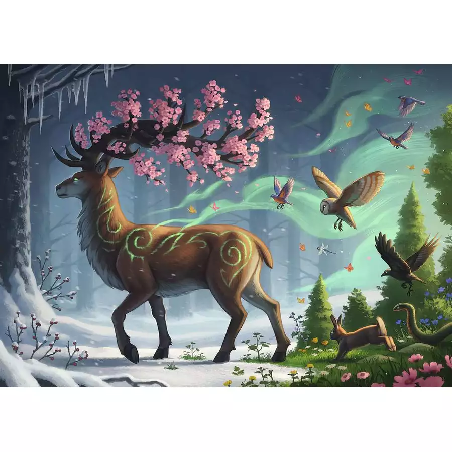 Ravensburger Der Hirsch als Frühlingsbote bunt