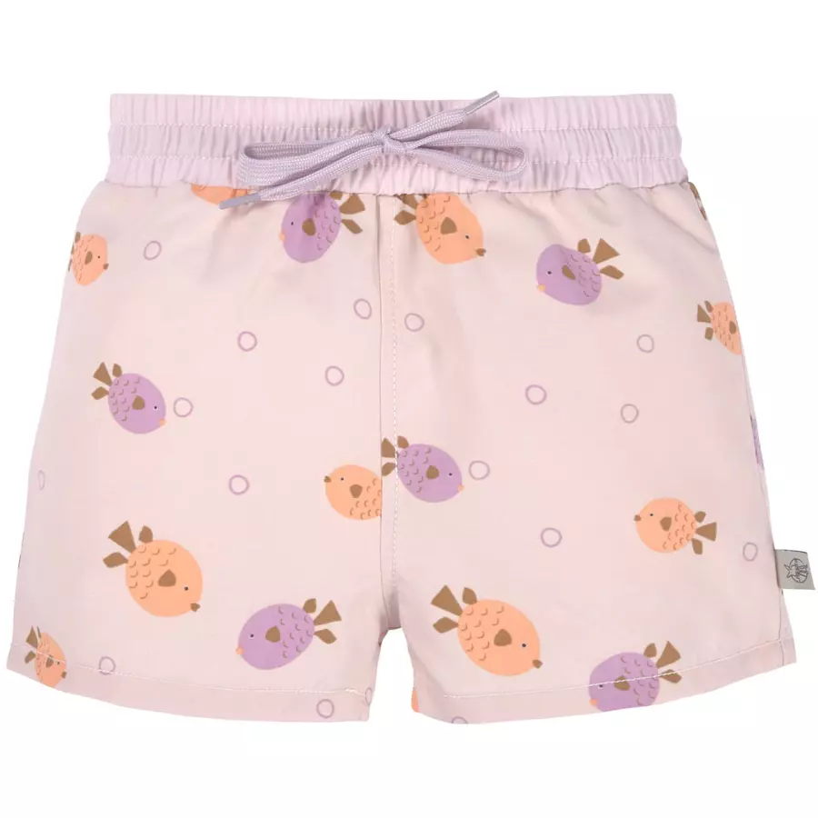 LÄSSIG Badehose Fische rosa
