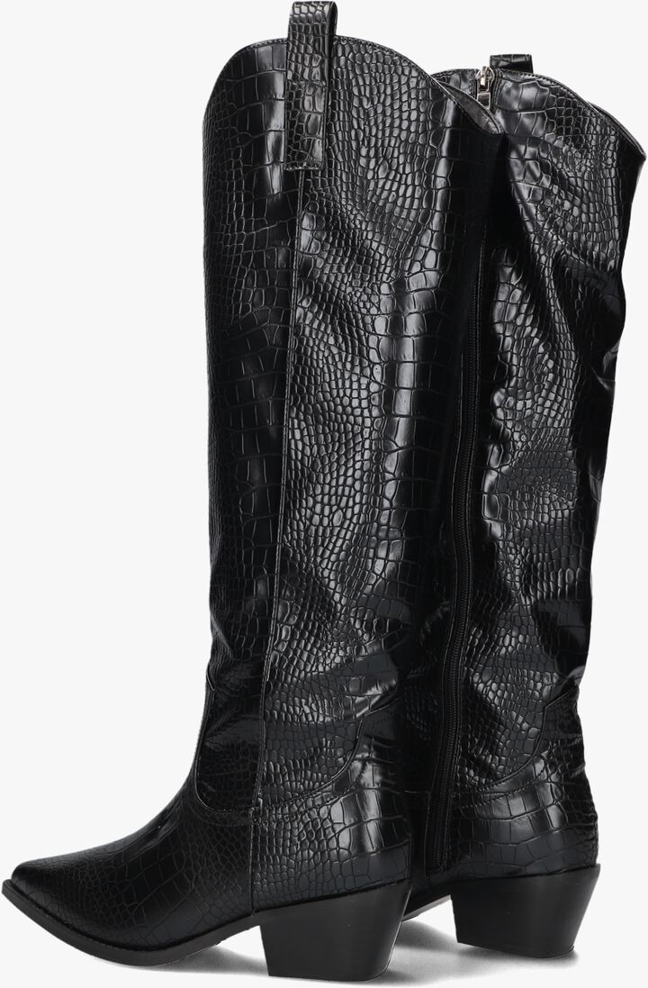 zwarte notre-v cowboylaarzen 0601-09