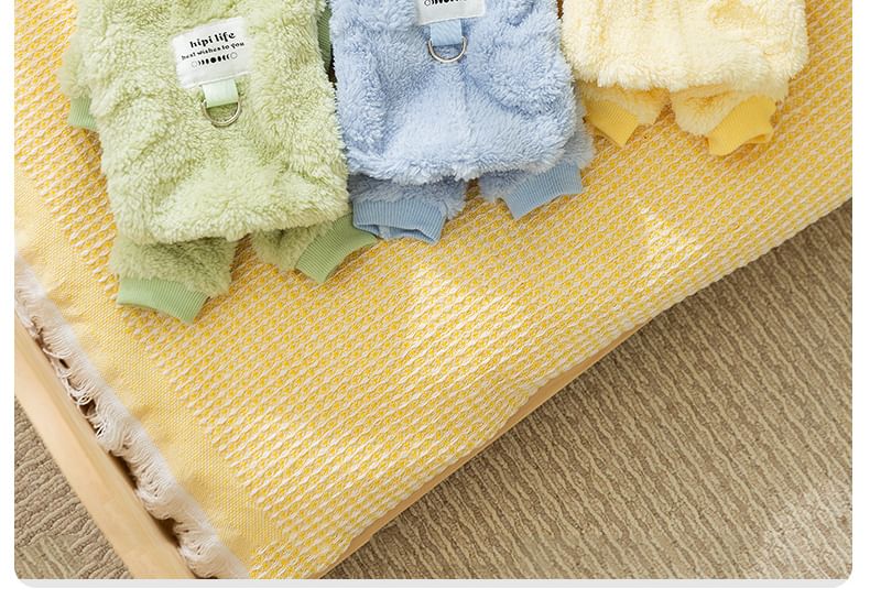 Cissilli - Letterapplicatie Chenille Huisdier Overall