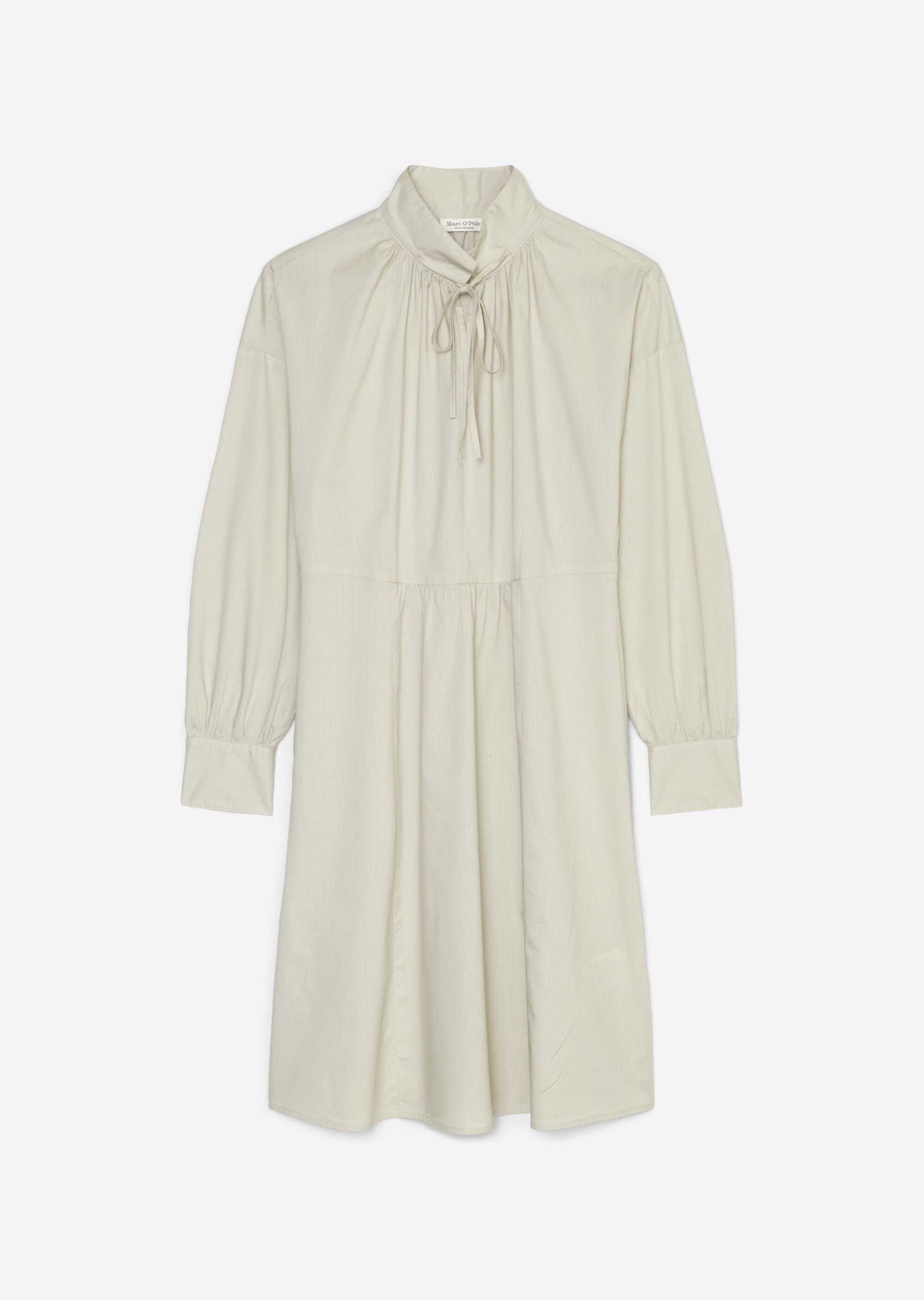 Knielanges Kleid A-Shape aus Organic-Cotton-Lyocell-Mix