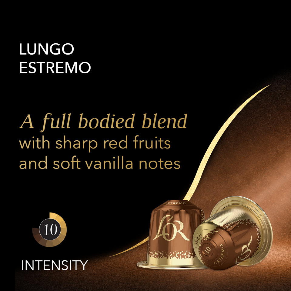 L'OR Capsules - Lungo Estremo - Kaffekapsler - 10 pcs
