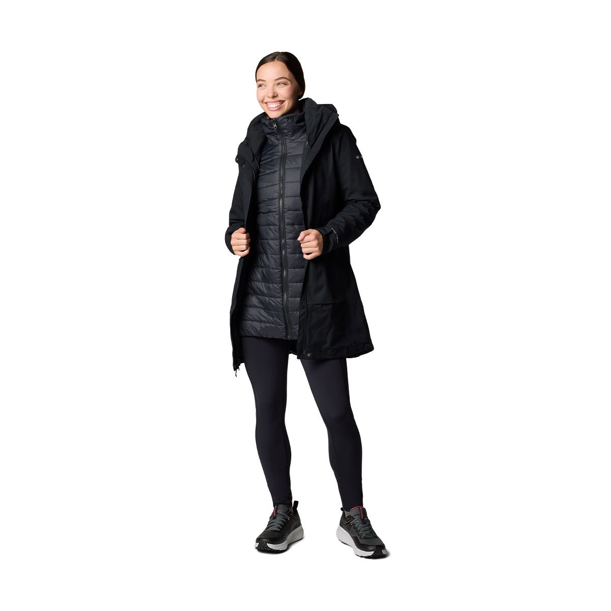 Columbia Pulaski II Interchange 3-i-1 jakke, dame (Black)