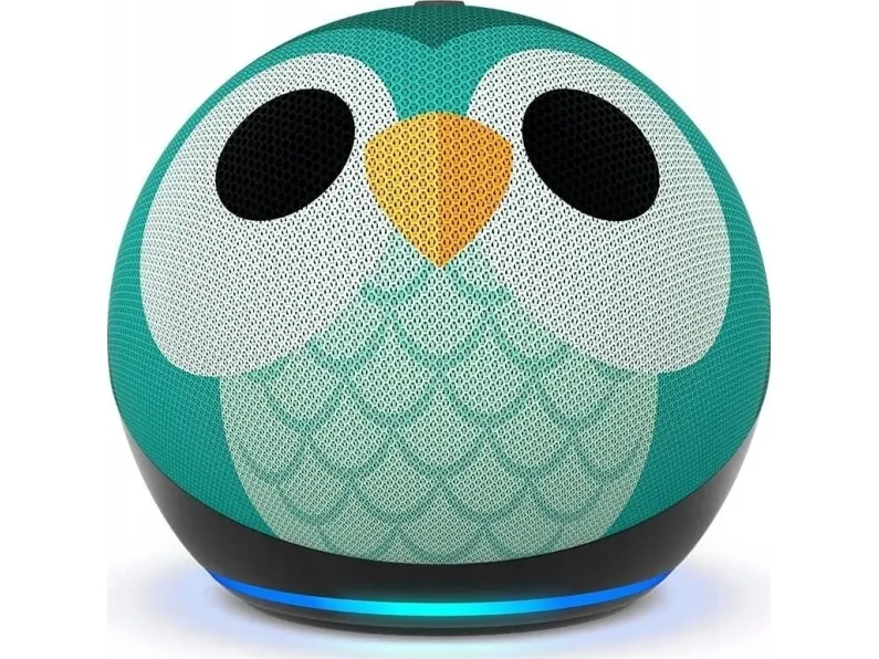 Amazon Echo Dot (5th Generation) Kids - Smart højttaler - Bluetooth, Wi-Fi - App-kontrolleret - ugle