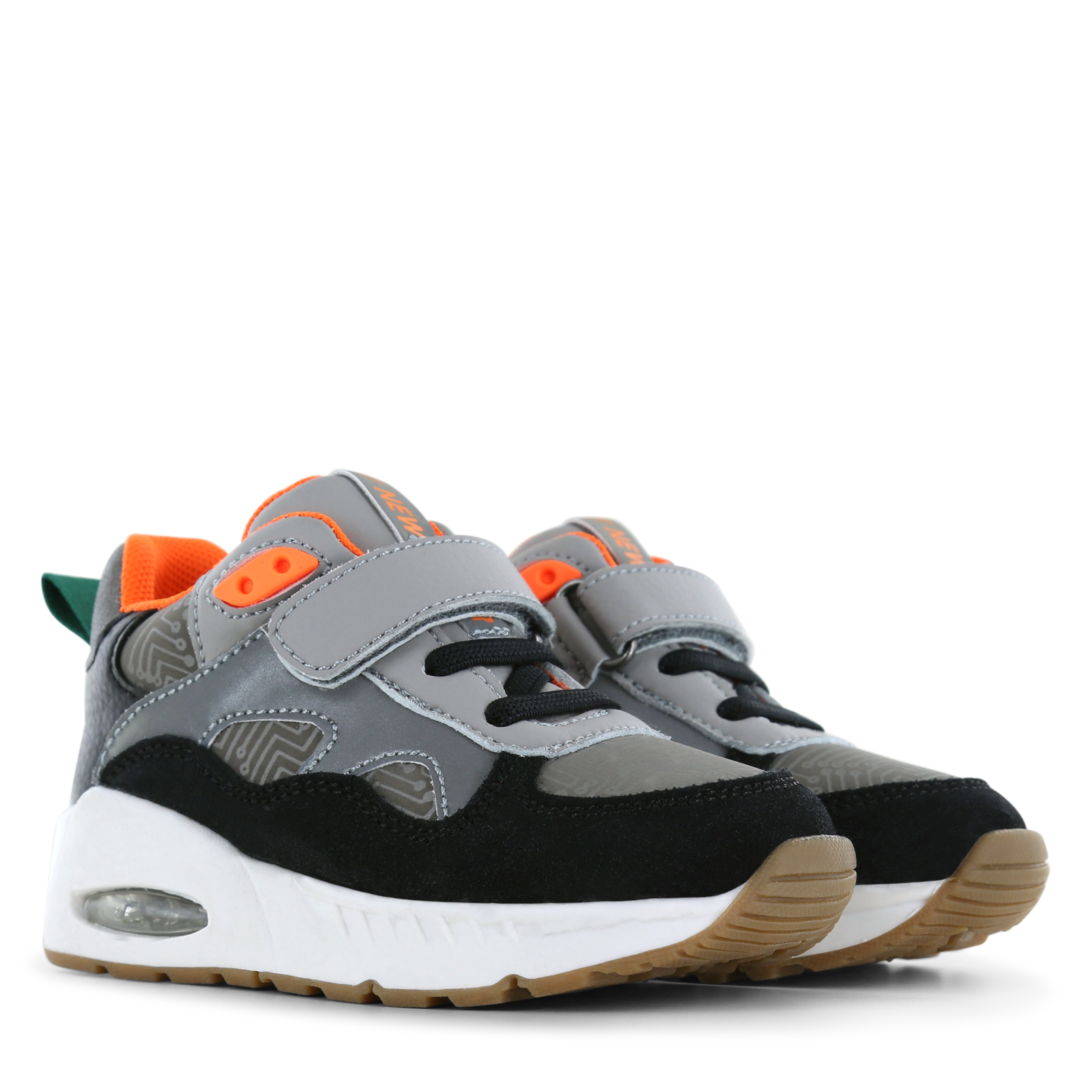Shoesme grauer Sneaker mit Lichtern