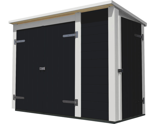 Weka Multibox 367 tuinkast inclusief stellingsysteem, 205x84x152 cm, antraciet