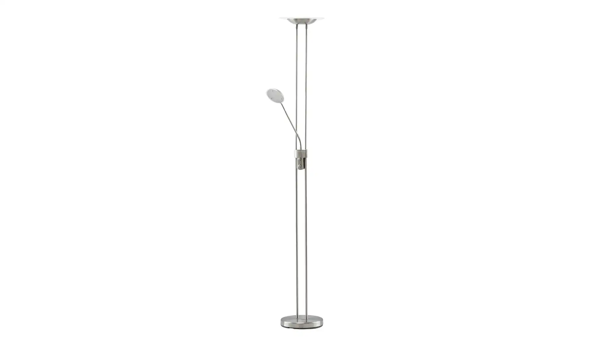 Meisterleuchten LED-Deckenfluter, 2-flammig, Nickel matt