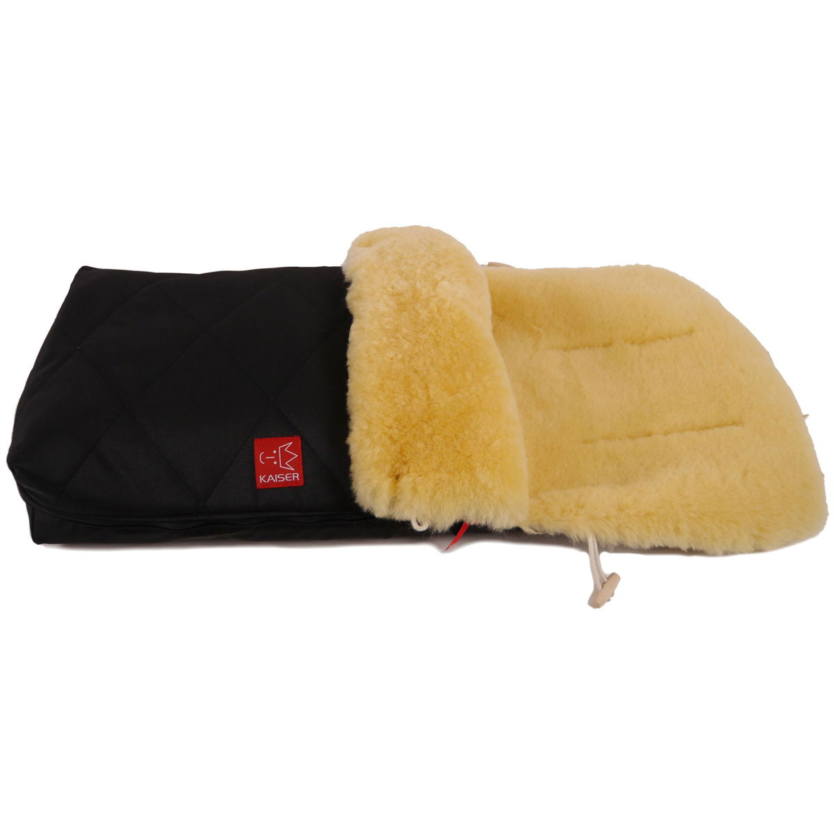 KaiserKaiser   Natura Lammfell Fusssack black