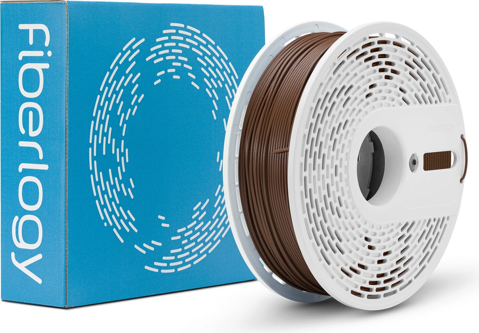 Fiberlogy  Easy PLA Brown, 1,75 mm (850 g)    Leicht druckbares Filament mit geringen Fertigungstoleranzen