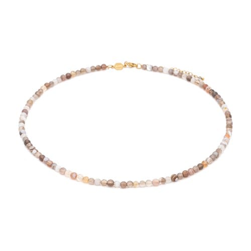 Collier serena en pierres agate