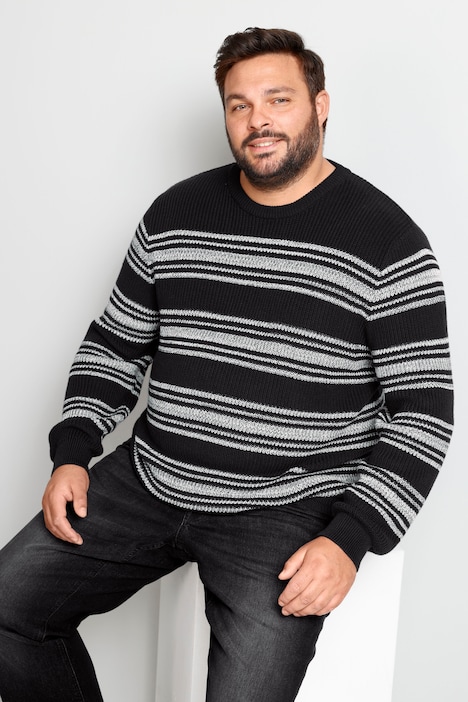 Boston Park Pullover, Bauchfit, Ringel, Rundhals, bis 80/82