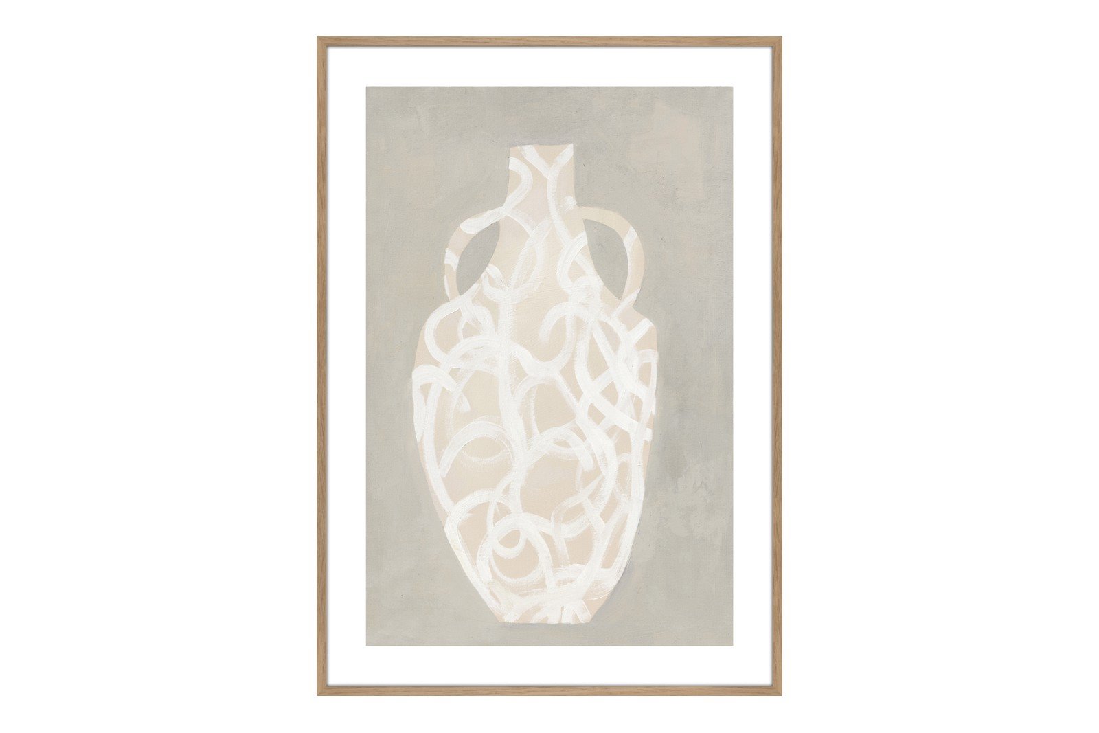 Clay Covered 70x100 cm Oak Frame
