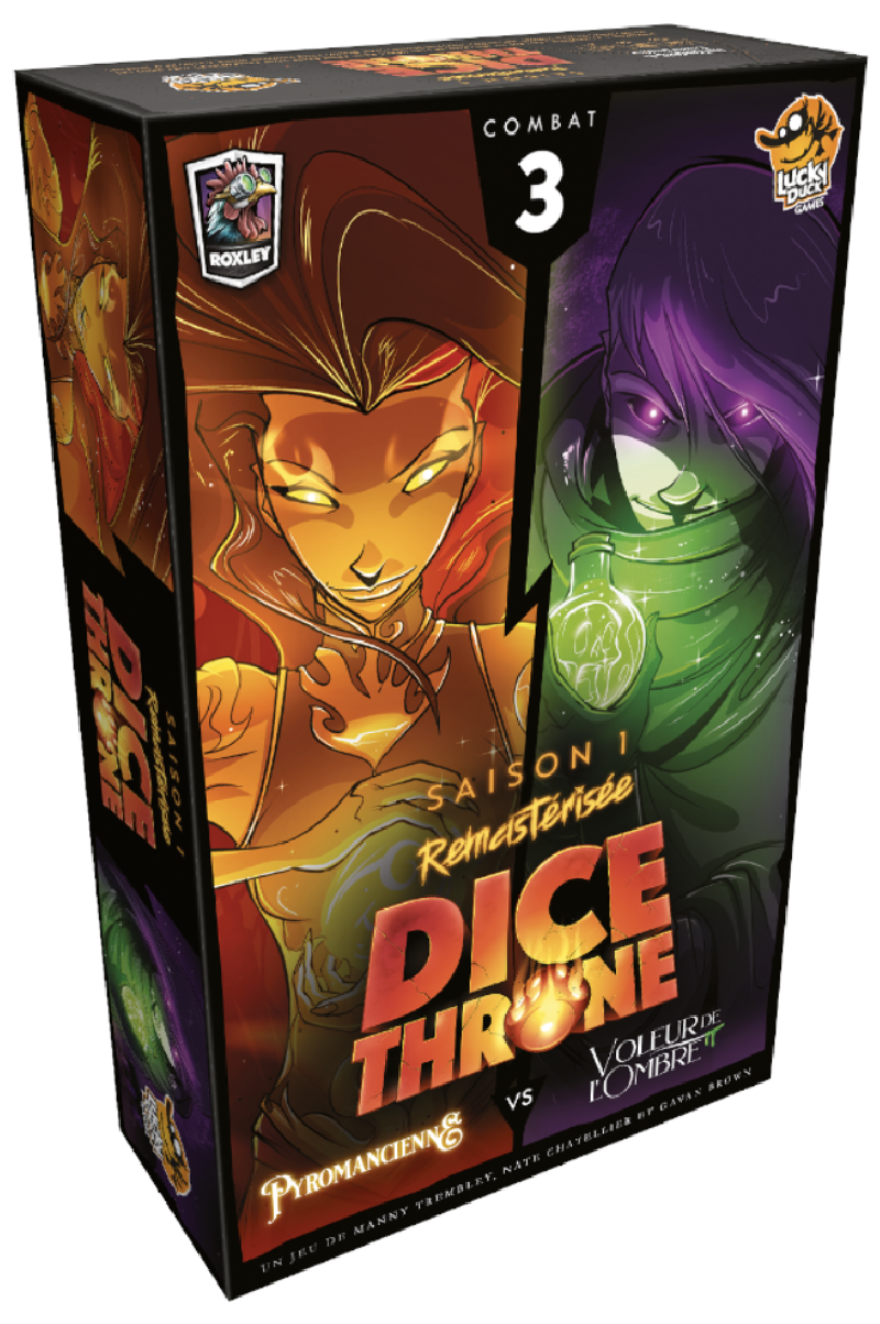 Dice Throne S1 : Pyromancienne Vs Voleur de l'Ombre