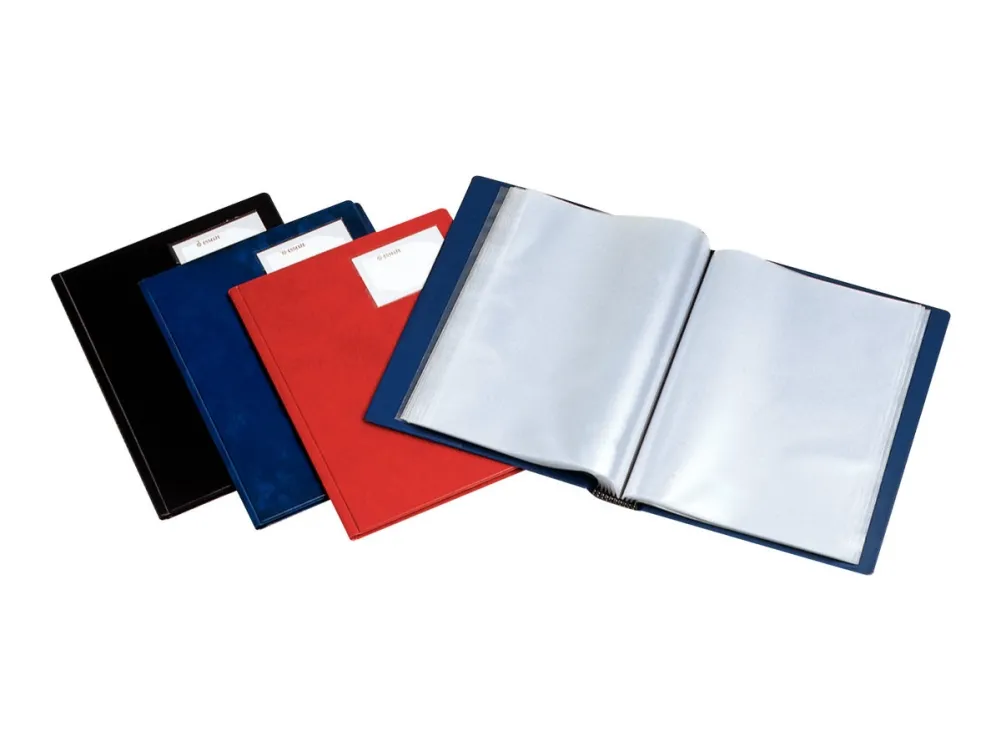 Displaybog Esselte A4, 24 lommer Sort - (5 stk.)