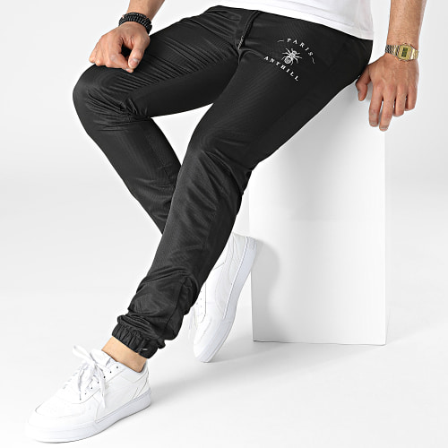 Pantalon Jogging Diamant Logo Noir Blanc