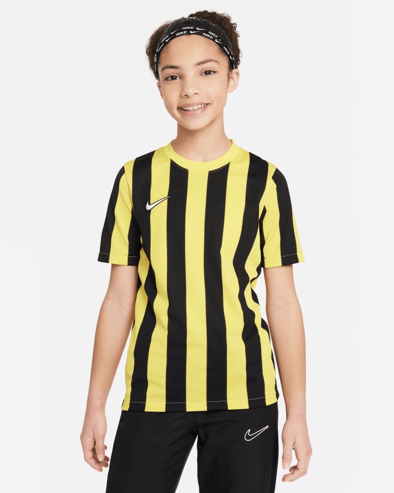 Maillot Nike Striped Division IV Jaune & Noir pour enfant