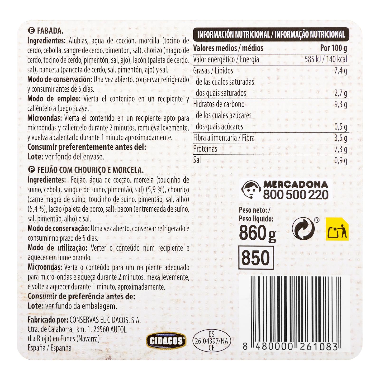 Hacendado Fabada
