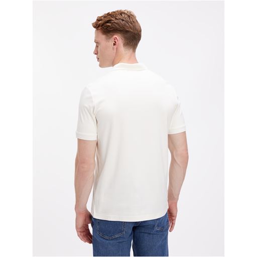 Calvin Klein Polo T-shirt, Egret, XXL