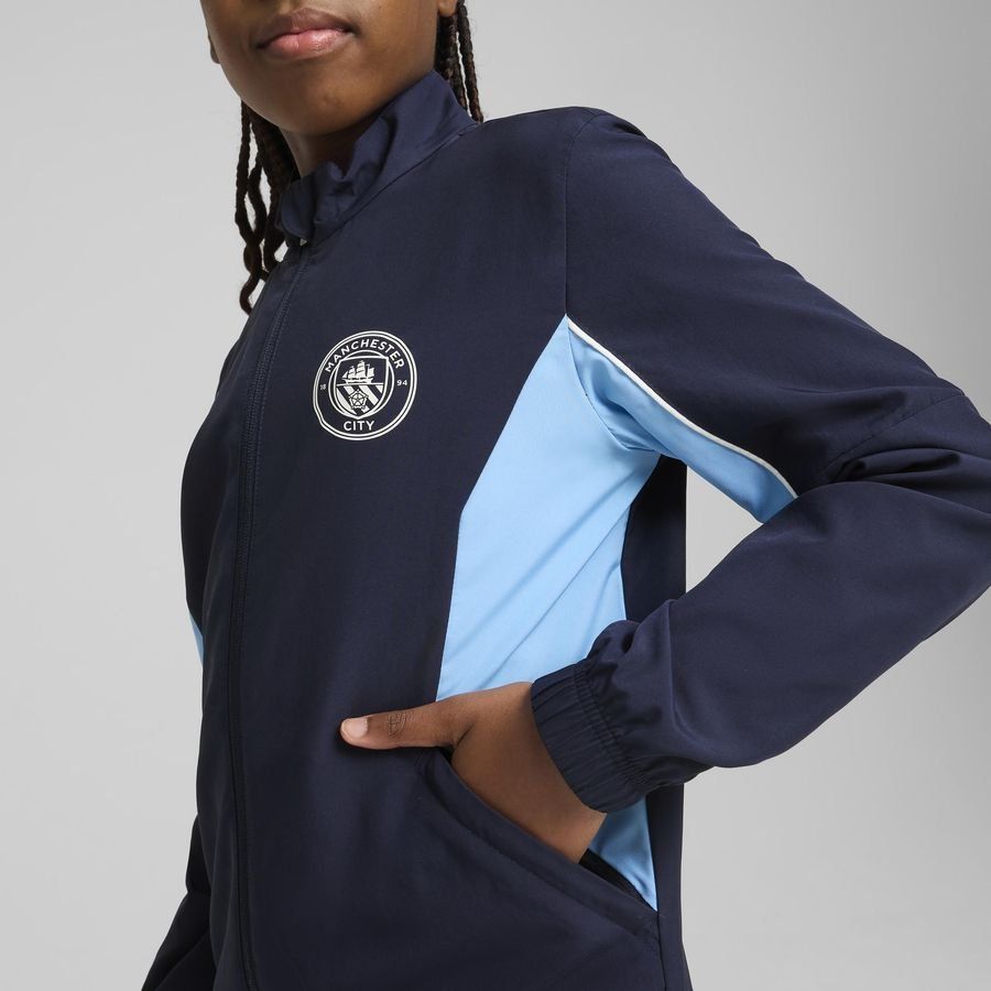 Manchester City Veste d'Entraînement FtblArchive - PUMA Navy/Bleu Clair Enfant
