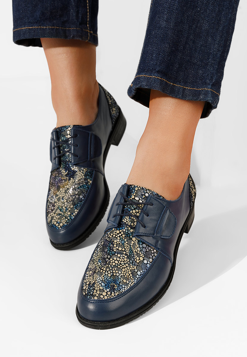 Chaussures derby en cuir multicolores Vogue