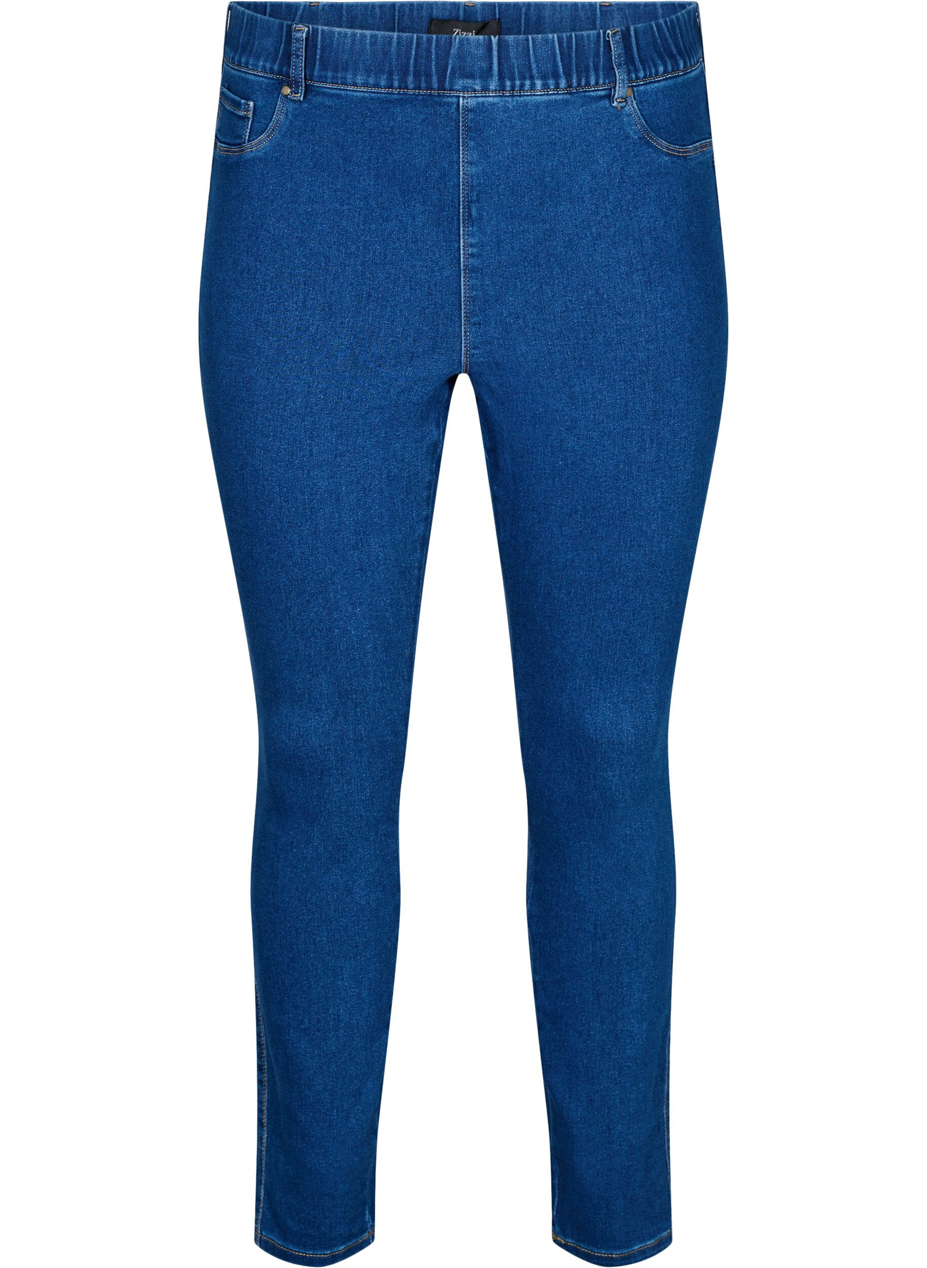 Jeggings med høj talje